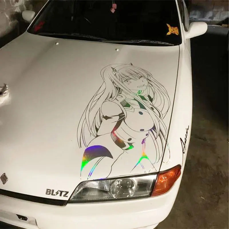 Anime Girl Car Decal | Itasha Vinyl Graphic