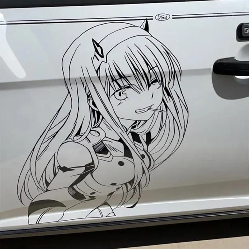 tasha vinyl graphic designed for car doors, quarter panels, and custom builds