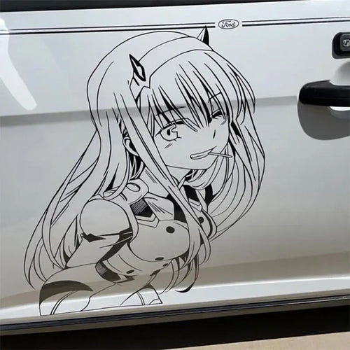 Anime Girl Car Decal | Itasha Vinyl Graphic
