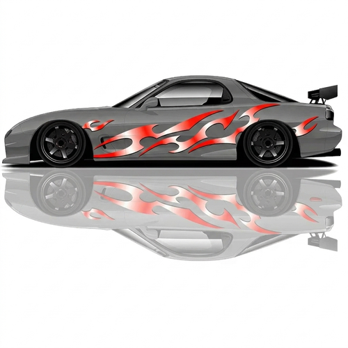 Universal drift car livery, Flame Streaks drift wrap, flame graphics car wrap, drift car decals, drift livery graphics, racing car wrap, JDM drift graphics, tuner car decals, motorsport livery, custom drift wrap, racing decals, performance car graphics, track car livery, sponsor style graphics, show car wrap design