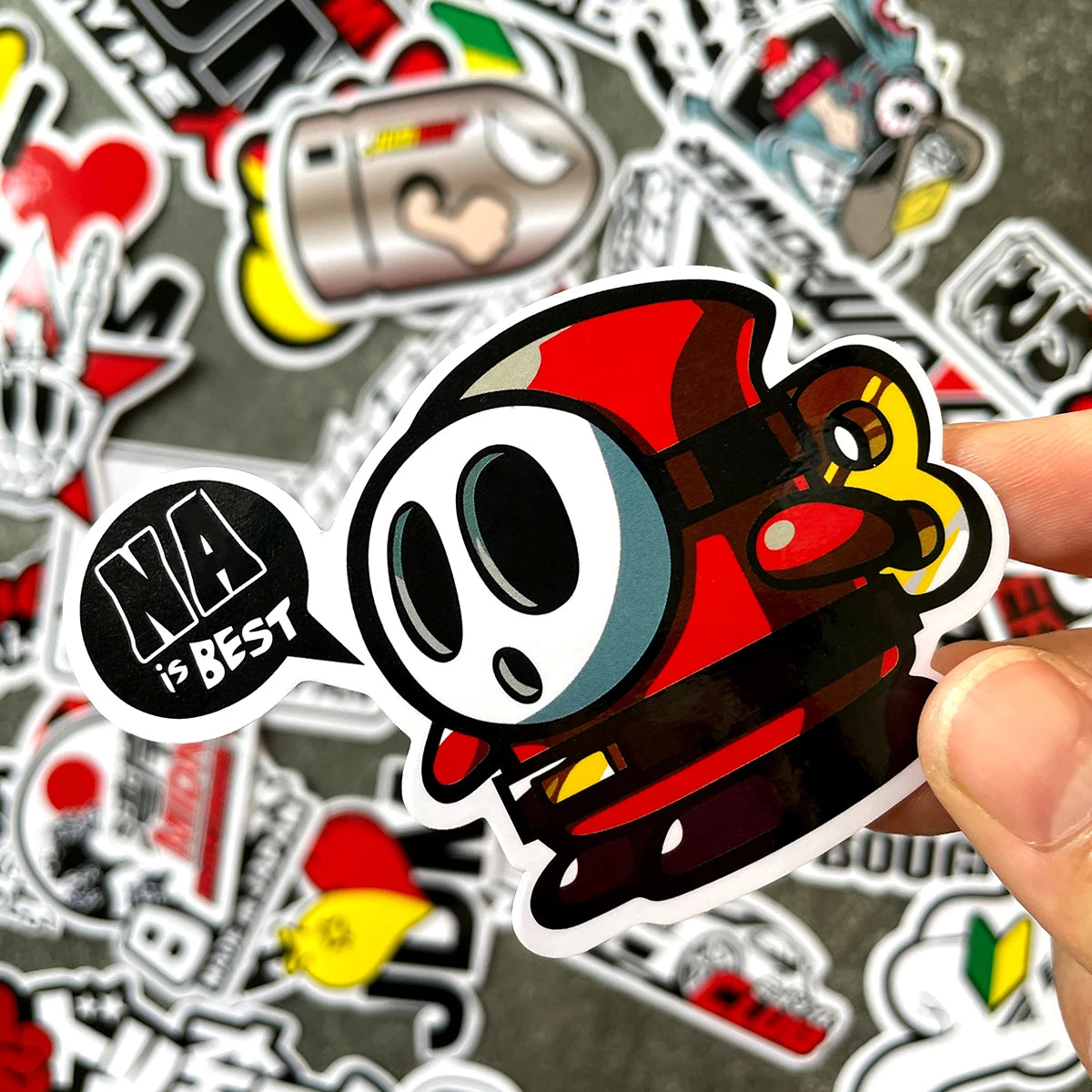 Premium holographic car stickers inspired by Japanese automotive culture