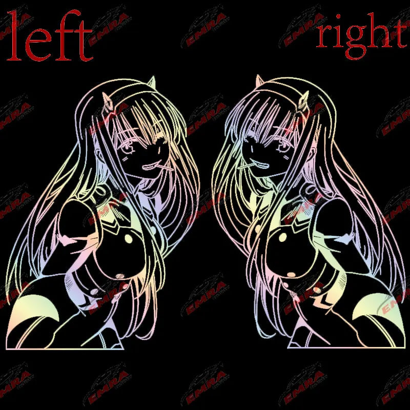 Anime Girl Car Decal | Itasha Vinyl Graphic