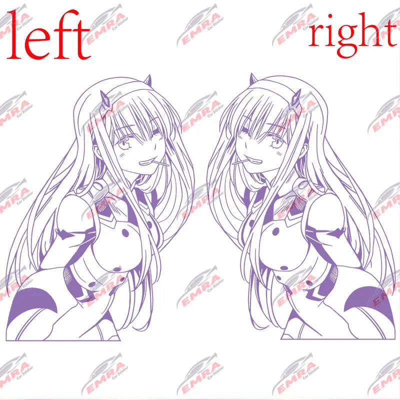 Anime Girl Car Decal | Itasha Vinyl Graphic