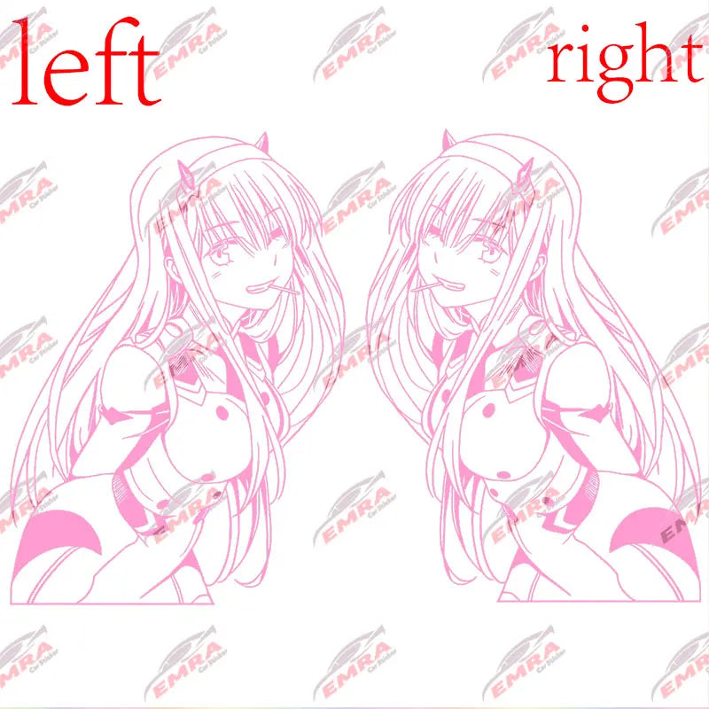 Anime Girl Car Decal | Itasha Vinyl Graphic