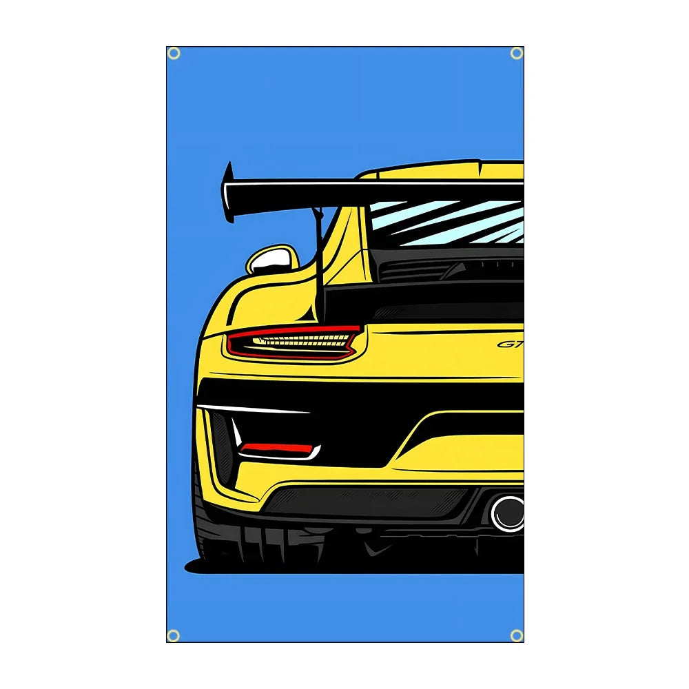 90x150cm 3X5FT Cool JDM Car Flag Polyester Printed Racing Car Banner For Decor JDM garage flag banner image 15
