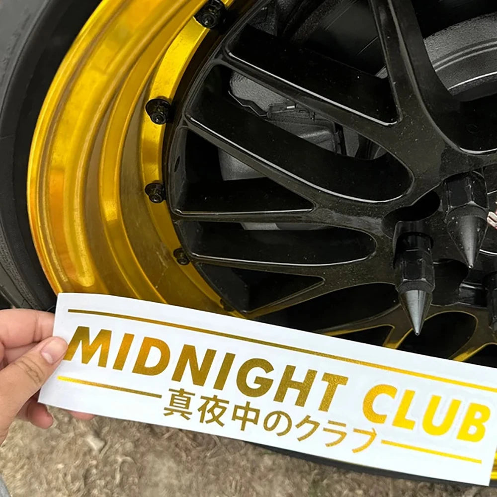 Midnight Club JDM vinyl decal Japanese street racing drift car sticker - application image 3