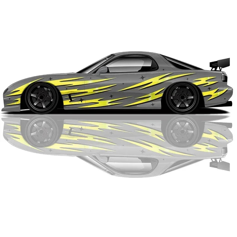 Universal Drift Car Liveries Flame Streaks