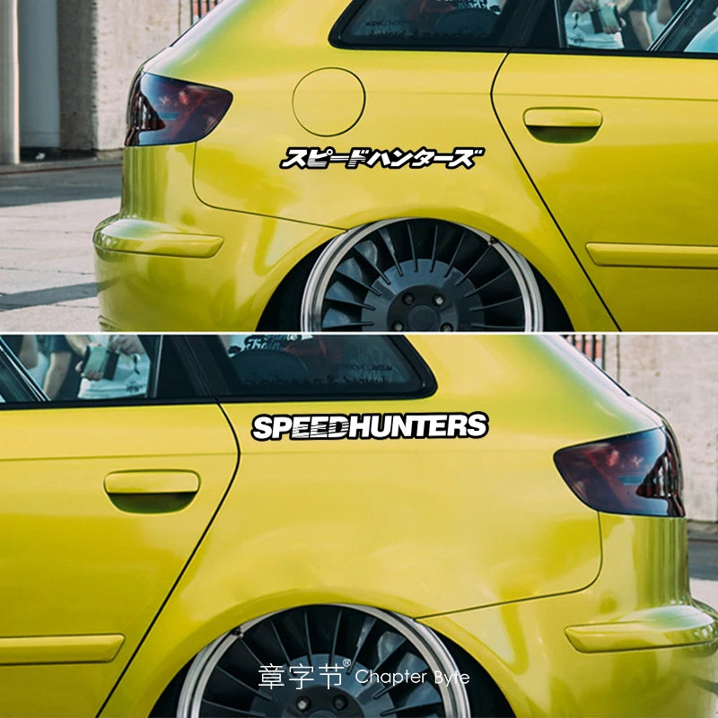 Speedhunters JDM windshield banner sticker Japanese drift racing decal - application image 3