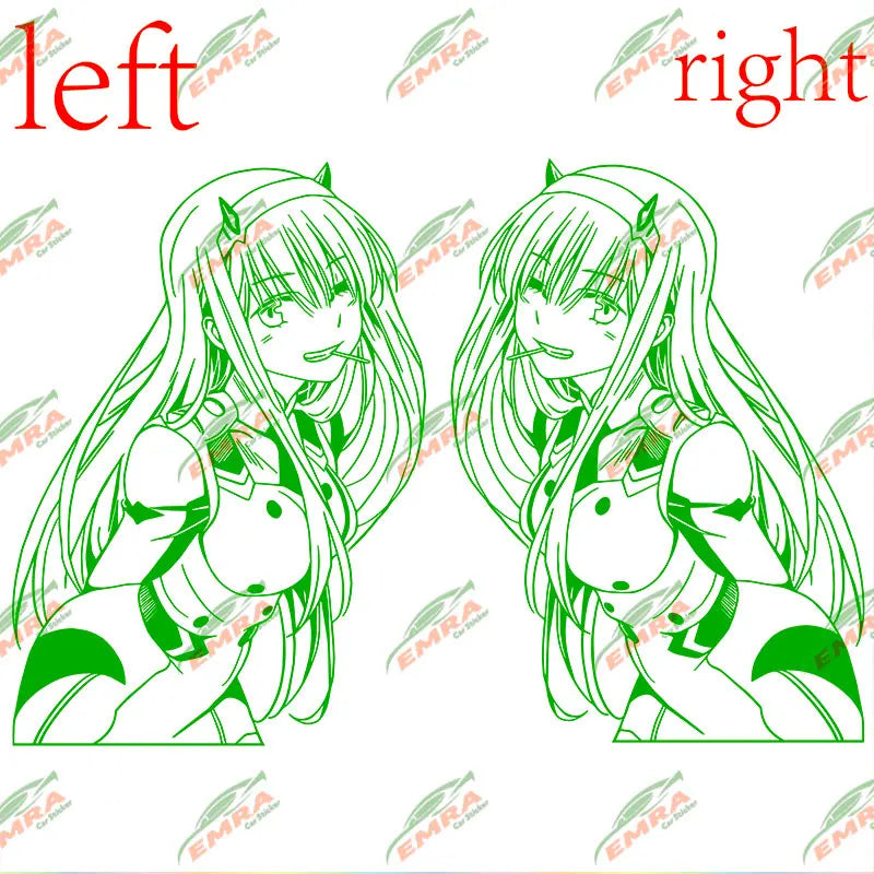 Anime Girl Car Decal | Itasha Vinyl Graphic