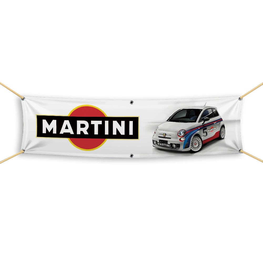 45×180cm 60x240cm M-MARTINIs Banner Company Logo Flag Polyester Printed Decoration Banner Tapestry JDM garage flag banner image 15