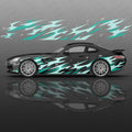 Universal Drift Car Livery Flames and Stars