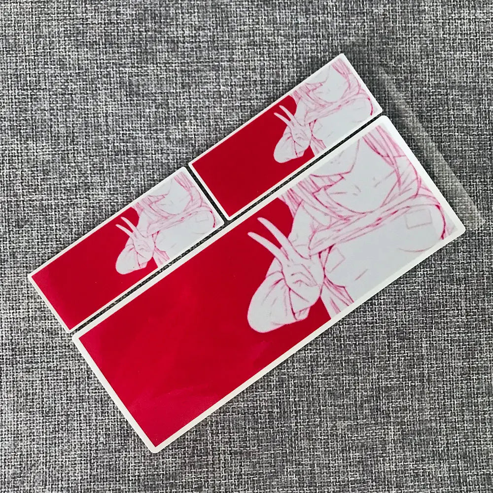 Premium waifu banner stickers inspired by itasha and tuner culture