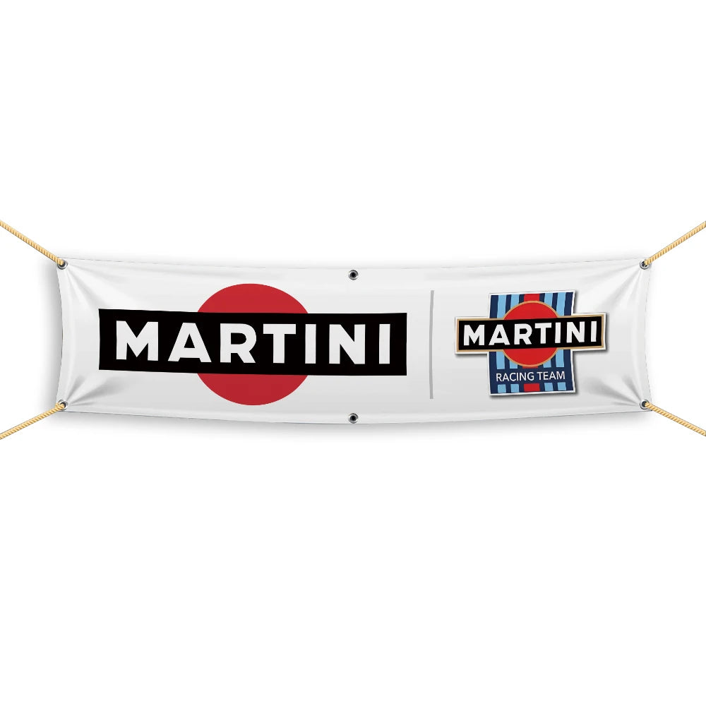 45×180cm 60x240cm M-MARTINIs Banner Company Logo Flag Polyester Printed Decoration Banner Tapestry JDM garage flag banner image 20