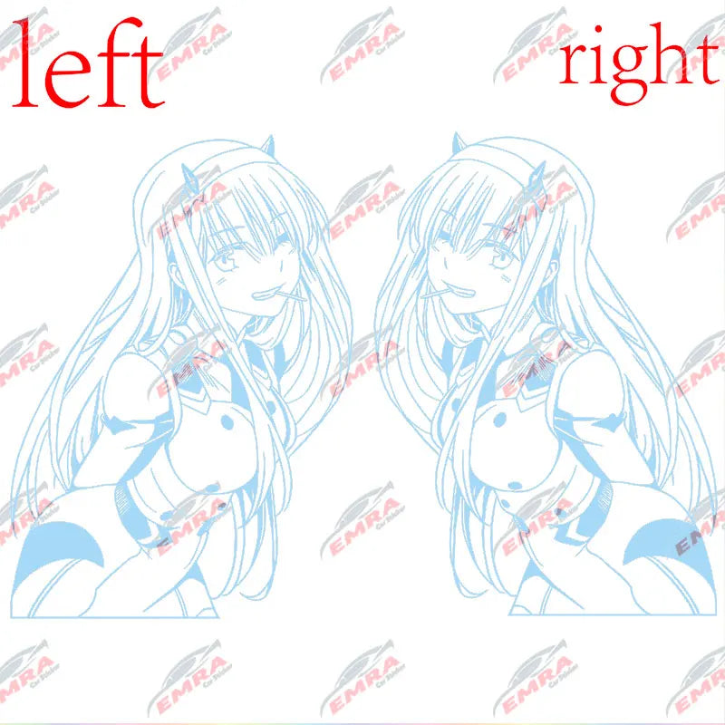 Anime Girl Car Decal | Itasha Vinyl Graphic