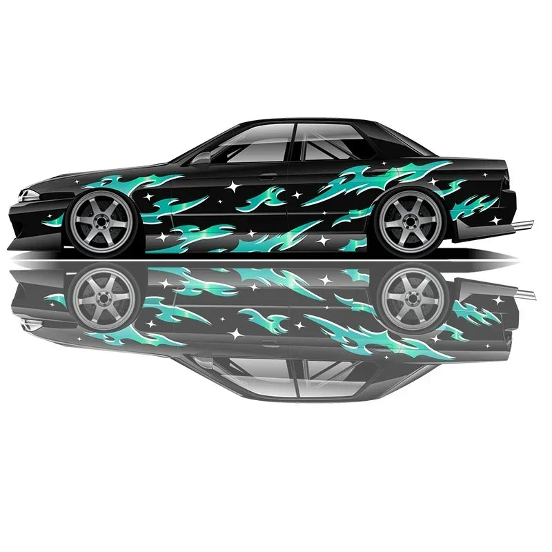 Universal Drift Car Liveries Flame Streaks
