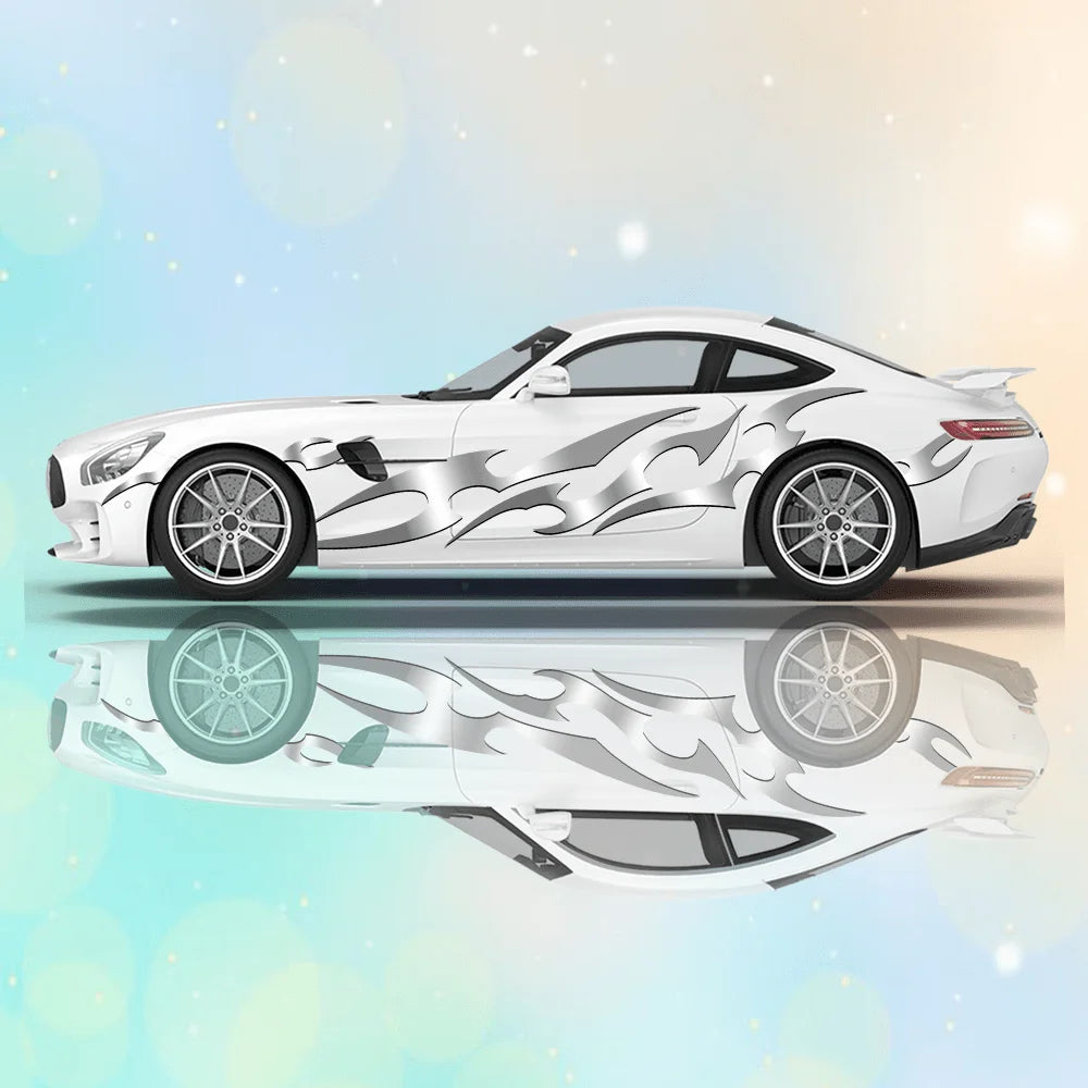 Universal Drift Car Livery Flame Streaks
