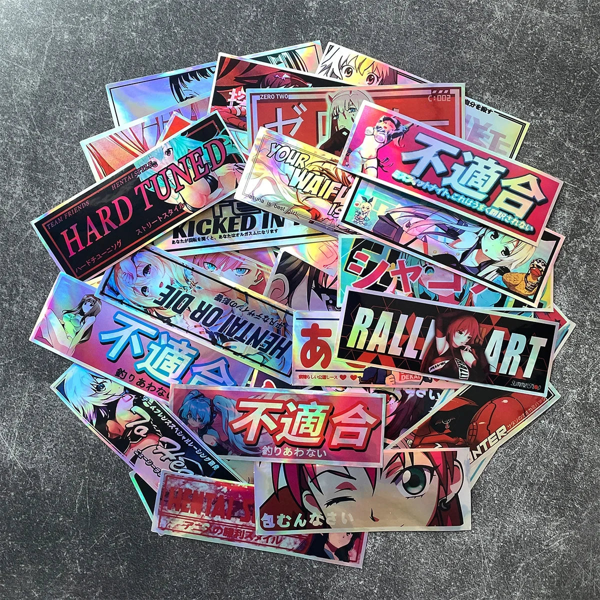 Anime vinyl sticker collection designed for fans and collectors