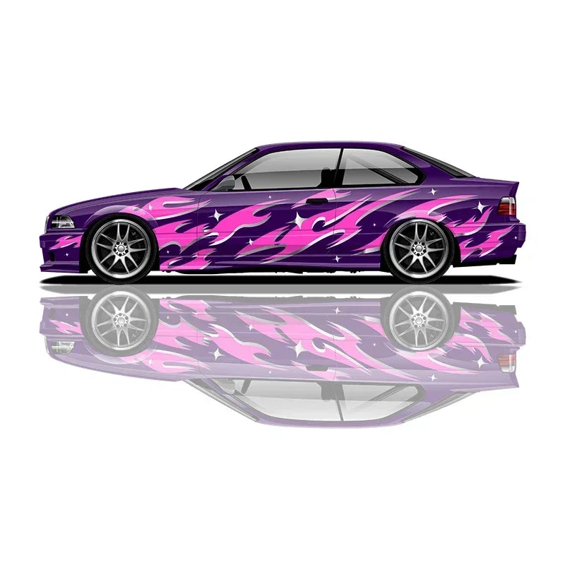 Universal Drift Car Liveries Flame Streaks