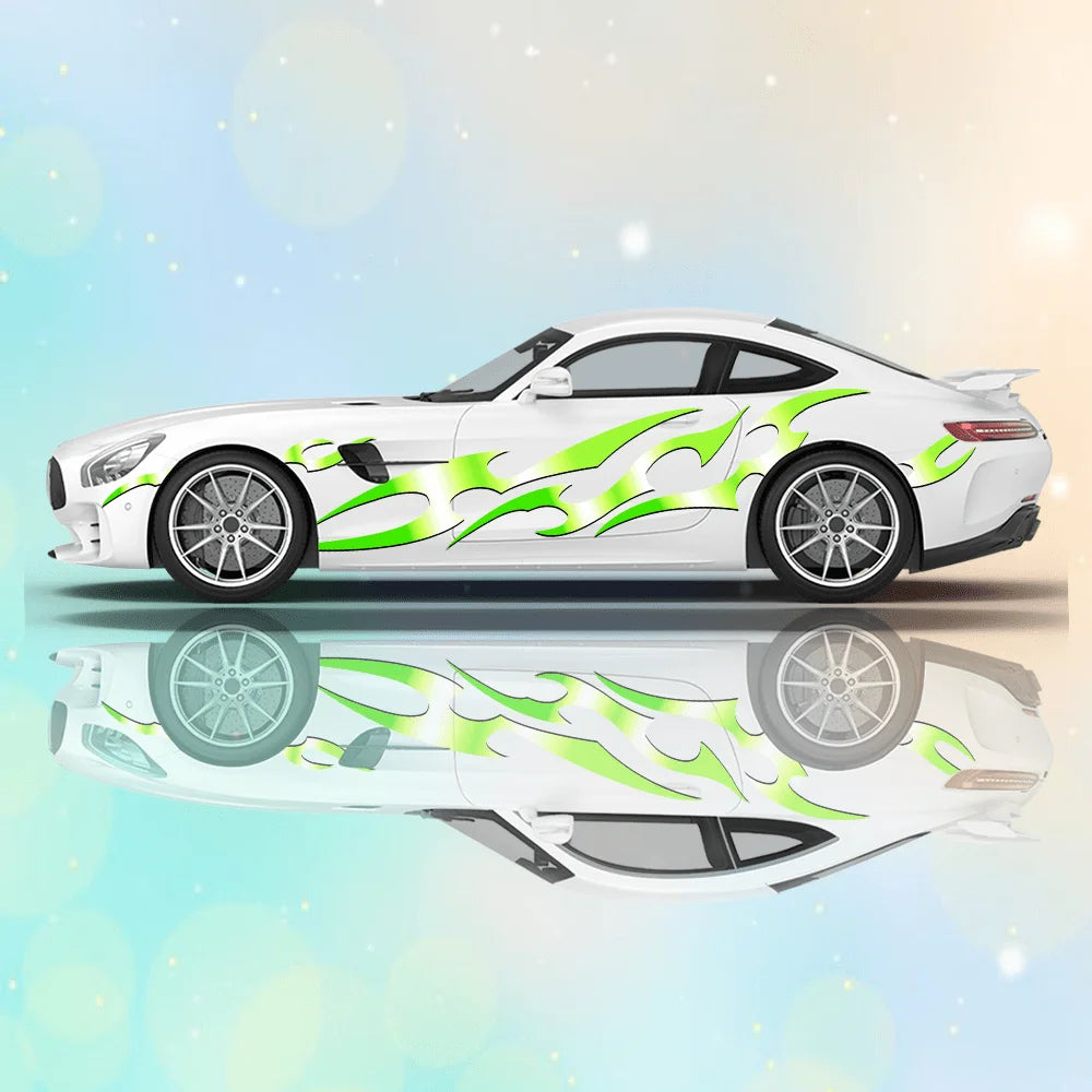 Universal Drift Car Livery Flame Streaks