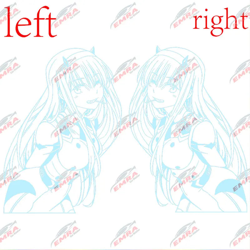 Anime Girl Car Decal | Itasha Vinyl Graphic