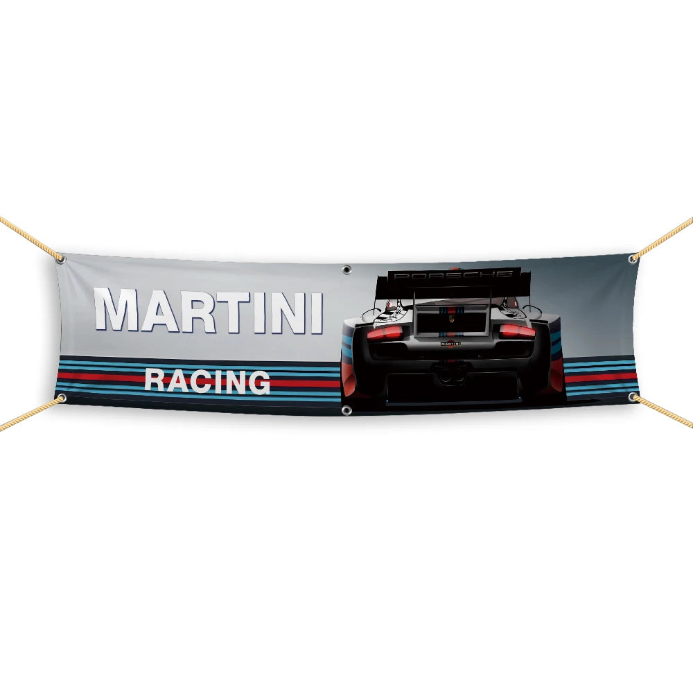 45×180cm 60x240cm M-MARTINIs Banner Company Logo Flag Polyester Printed Decoration Banner Tapestry JDM garage flag banner image 17