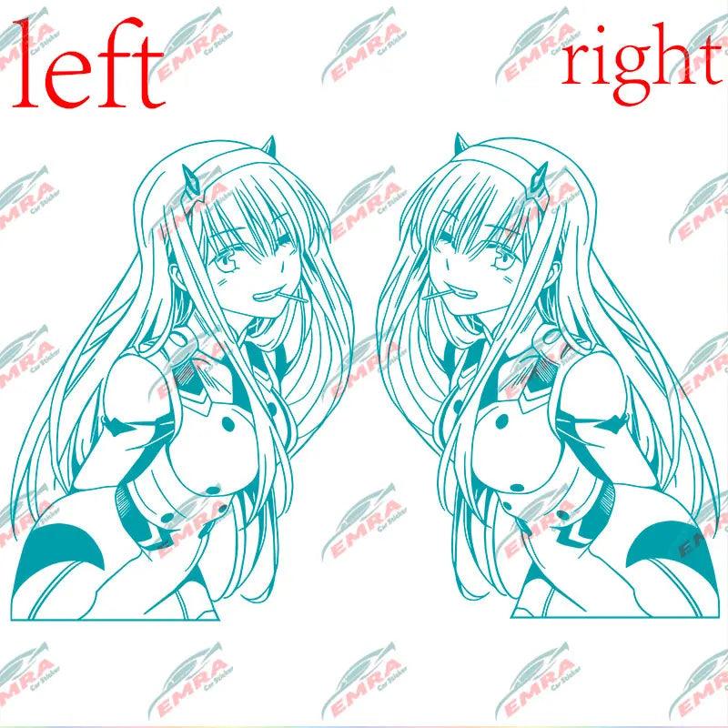 Anime Girl Car Decal | Itasha Vinyl Graphic