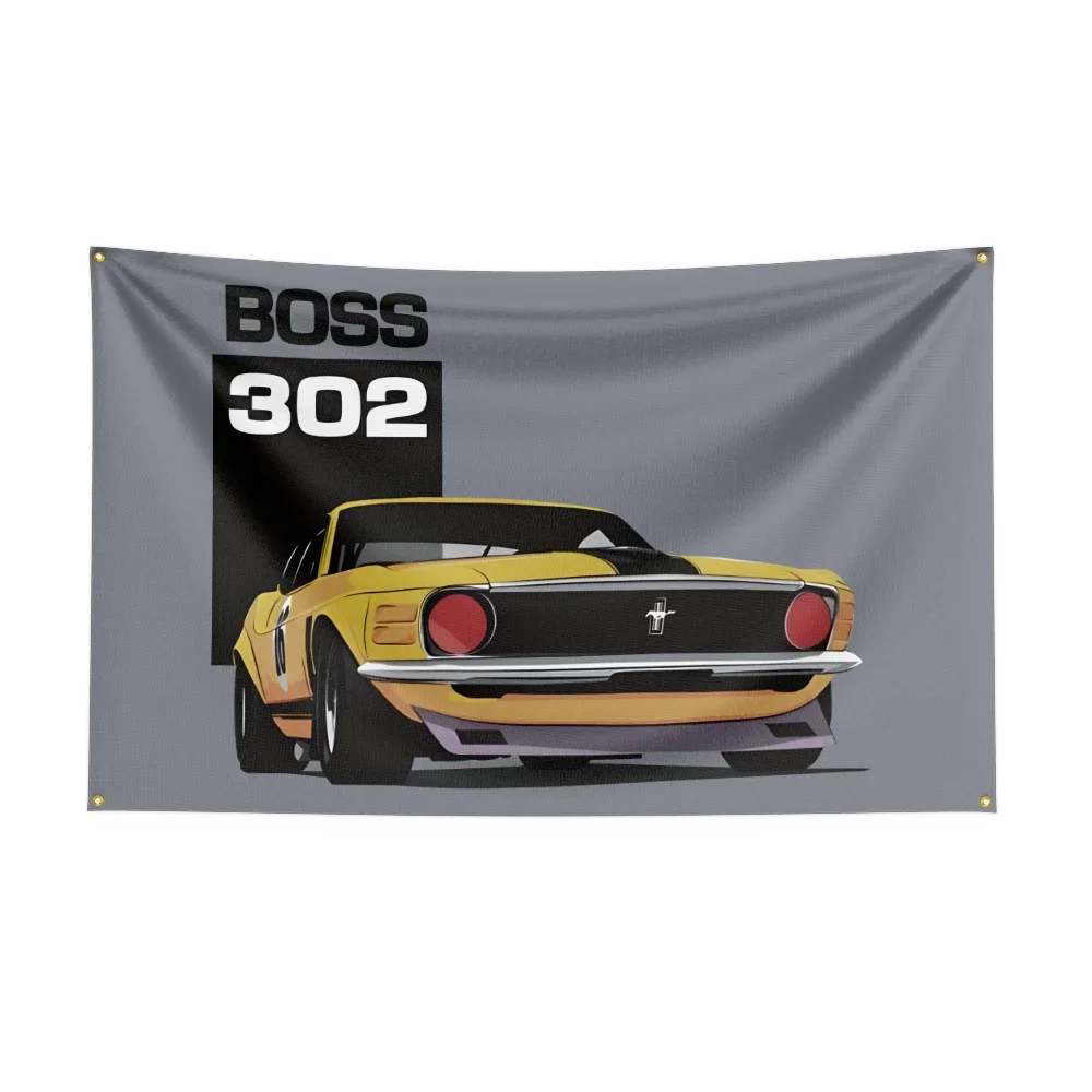 90*150CM Retro American Muscle Racing Car Flag Polyester Printed Decoration Banner Tapestry JDM garage flag banner image 14