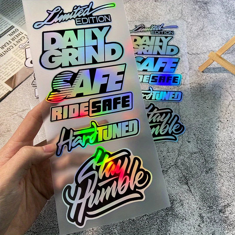 Car guy culture sticker pack for drift tuner garage and automotive vinyl decals - application image 3