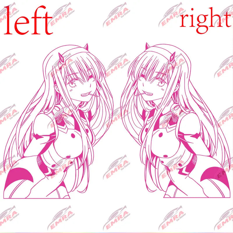 Anime Girl Car Decal | Itasha Vinyl Graphic