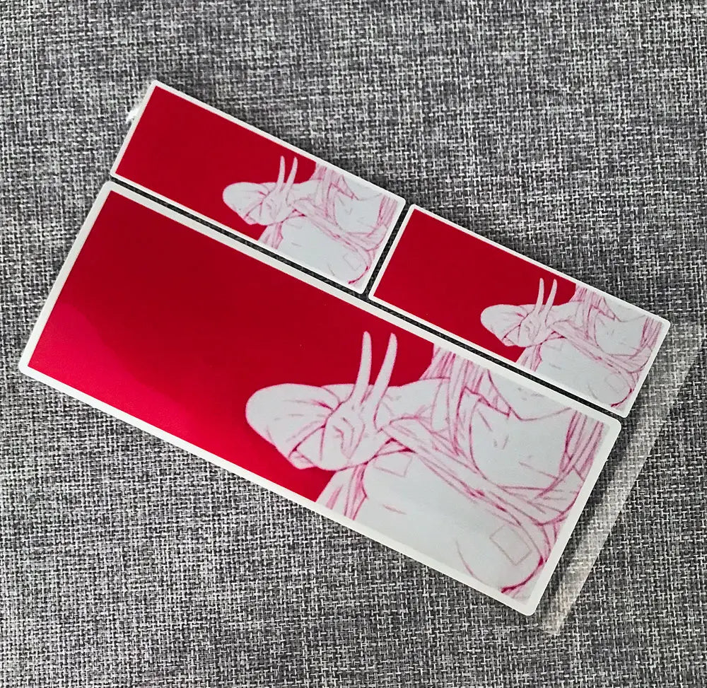 JDM anime stickers featuring colorful waifu artwork and Japanese graphics