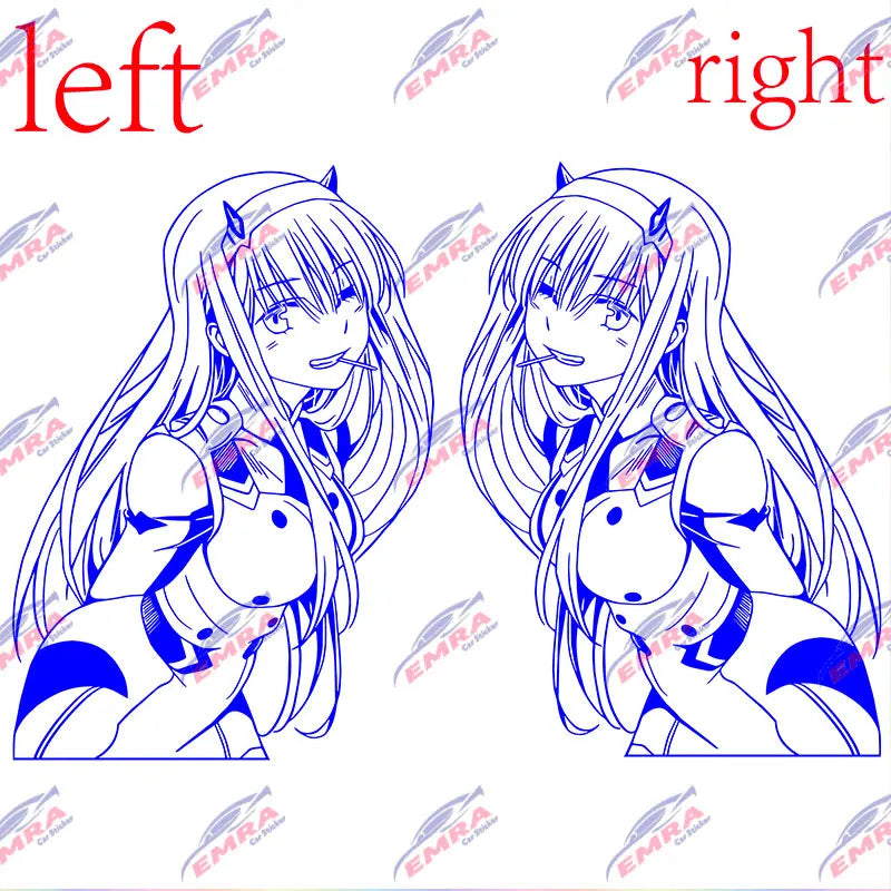 Anime Girl Car Decal | Itasha Vinyl Graphic