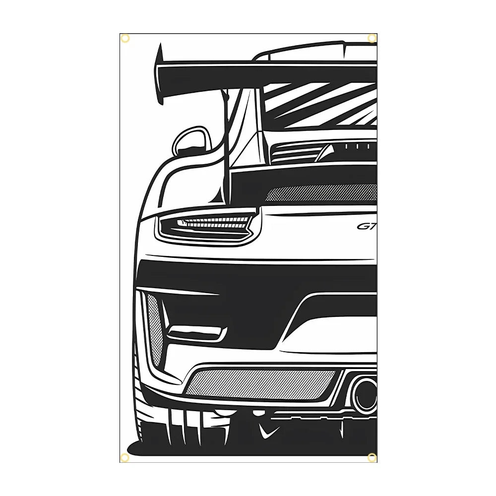 90x150cm 3X5FT Cool JDM Car Flag Polyester Printed Racing Car Banner For Decor JDM garage flag banner image 23