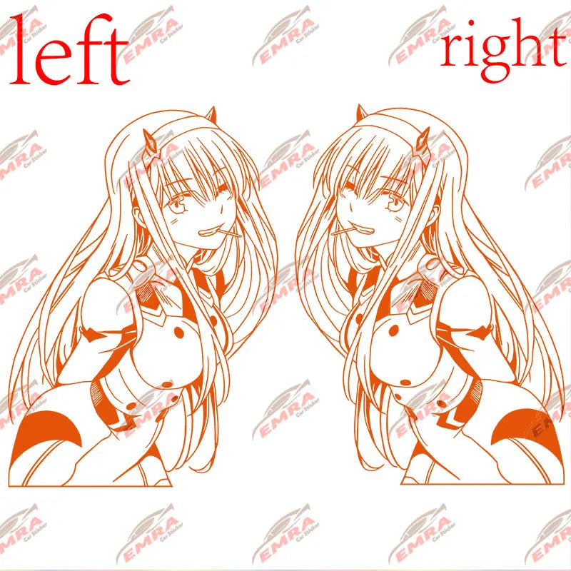 Anime Girl Car Decal | Itasha Vinyl Graphic