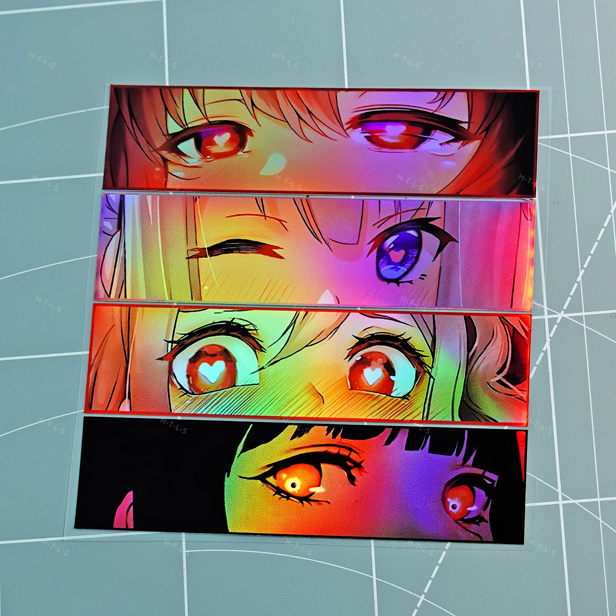 Anime eyes sticker pack designed for anime fans and collectors