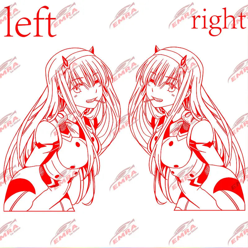 Anime Girl Car Decal | Itasha Vinyl Graphic
