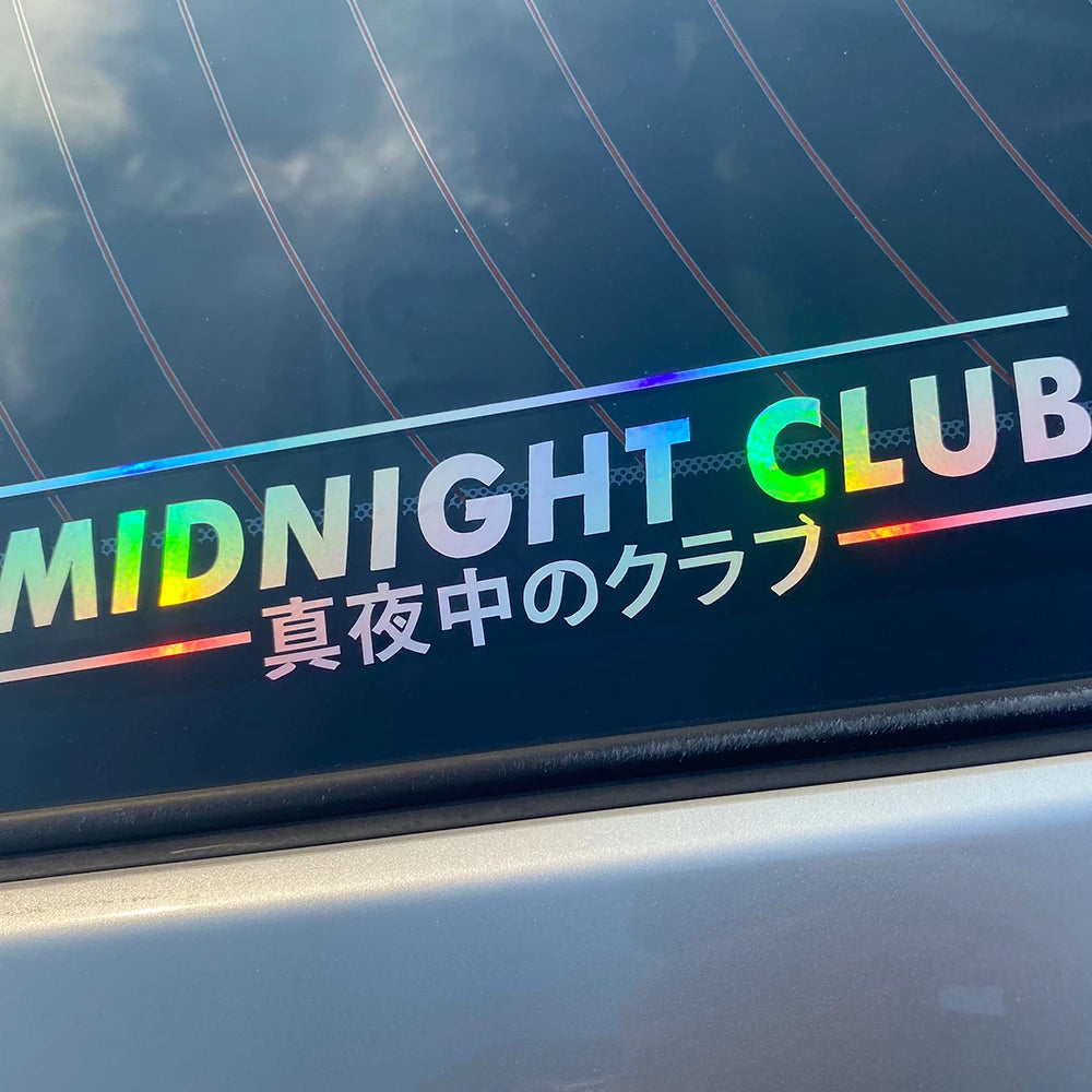 Midnight Club JDM vinyl decal Japanese street racing drift car sticker - main product image 1