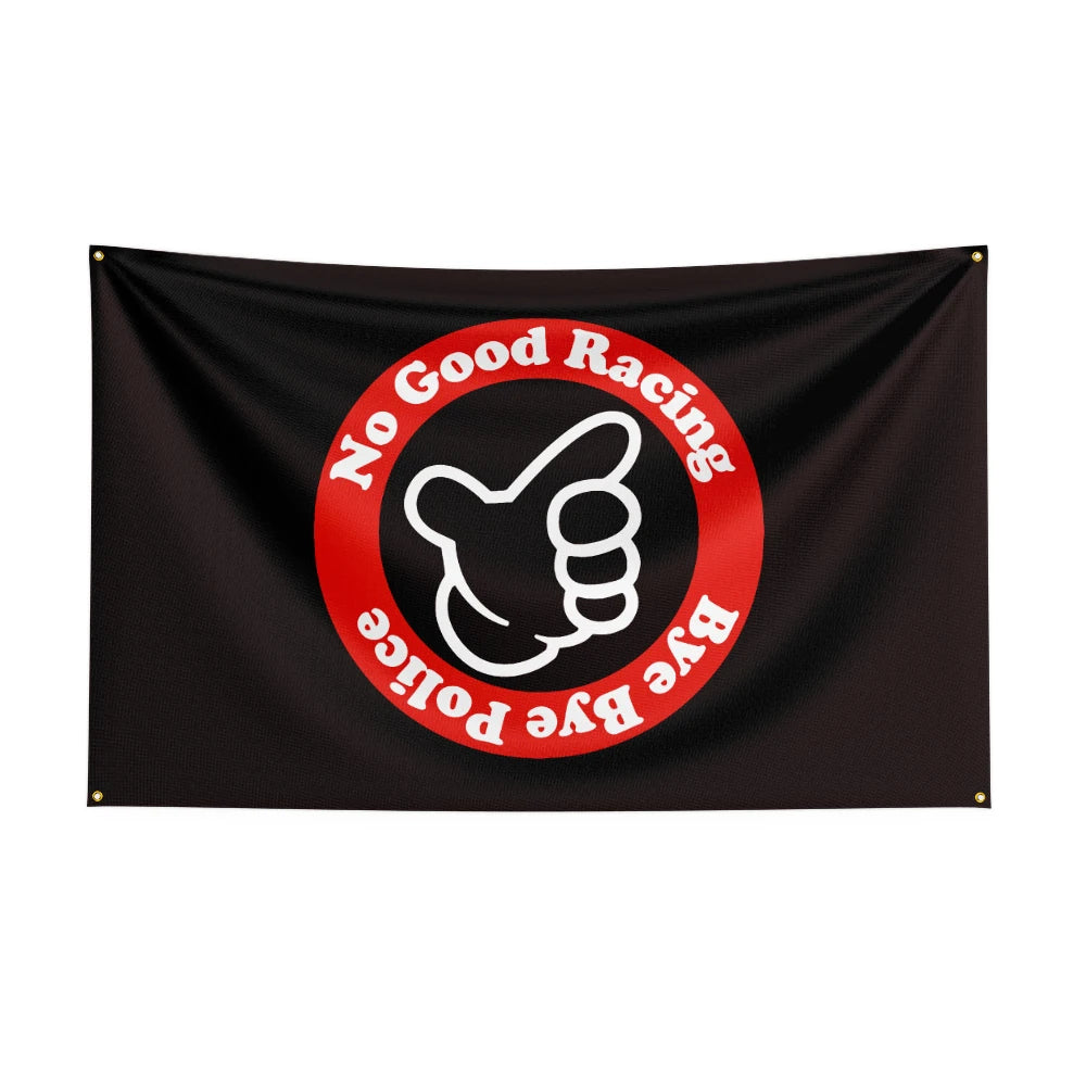 No Good Racings Racing Car Flag For Decor JDM garage flag banner image 12