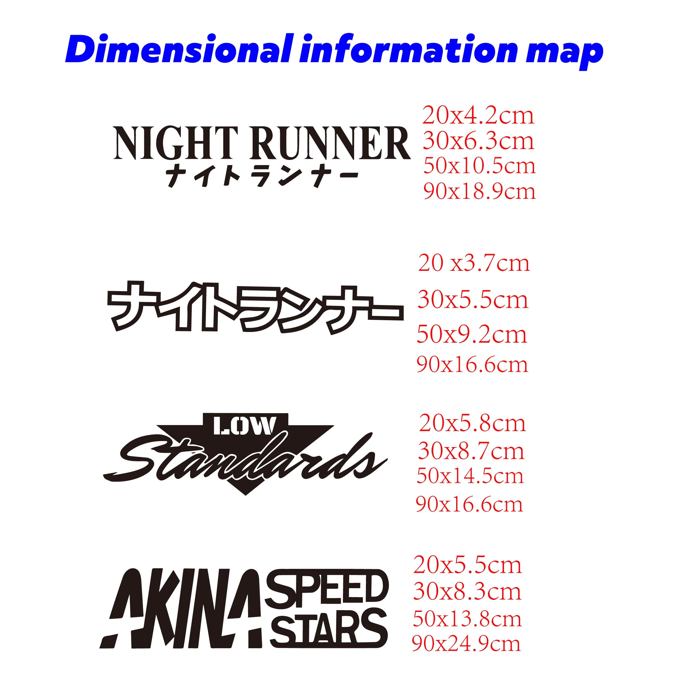 Night Runner JDM sticker designed for drift and tuner enthusiasts
