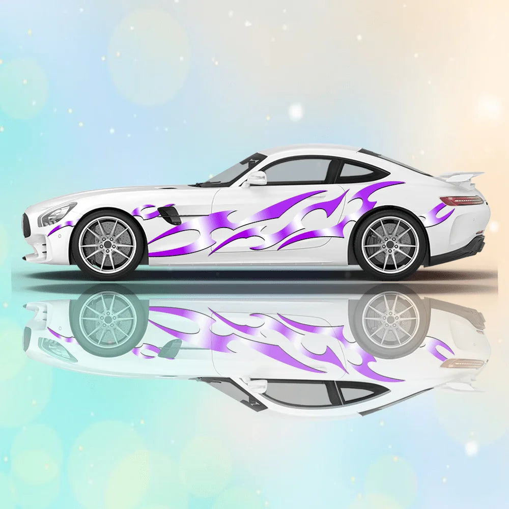 Universal Drift Car Livery Flame Streaks