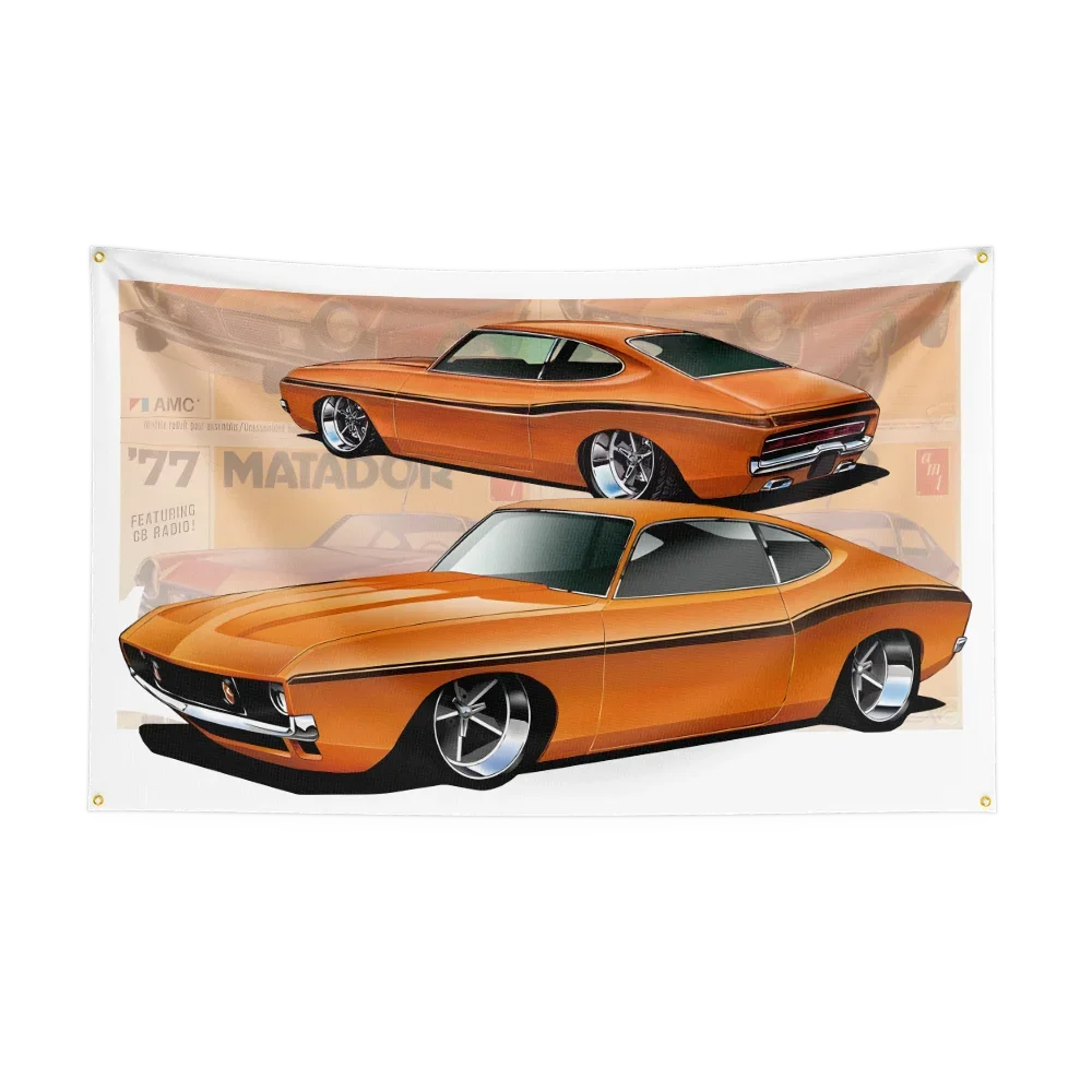 90*150CM Retro American Muscle Racing Car Flag Polyester Printed Decoration Banner Tapestry JDM garage flag banner image 11