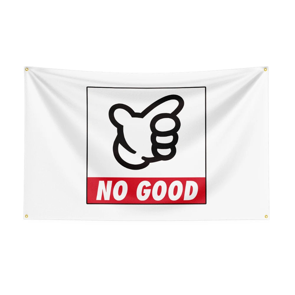 No Good Racings Racing Car Flag For Decor JDM garage flag banner image 11