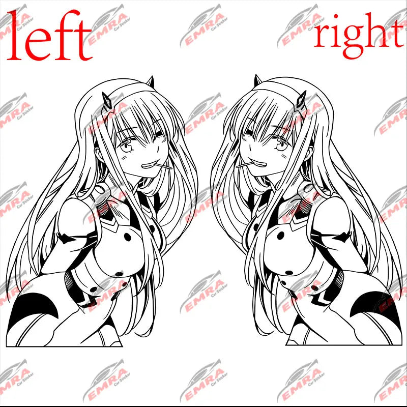 Anime Girl Car Decal | Itasha Vinyl Graphic