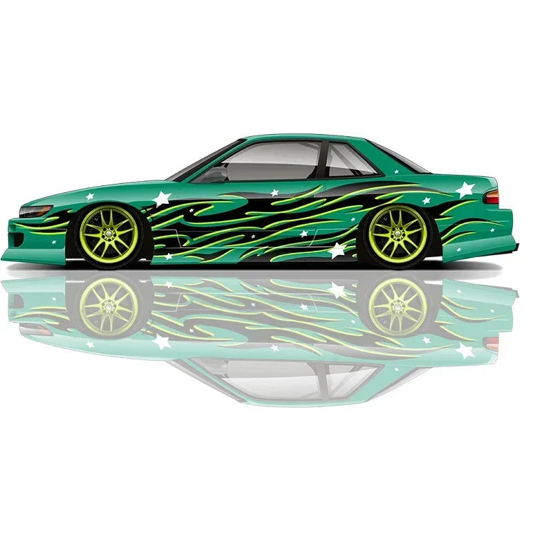 Universal Drift Car Liveries Flame Streaks
