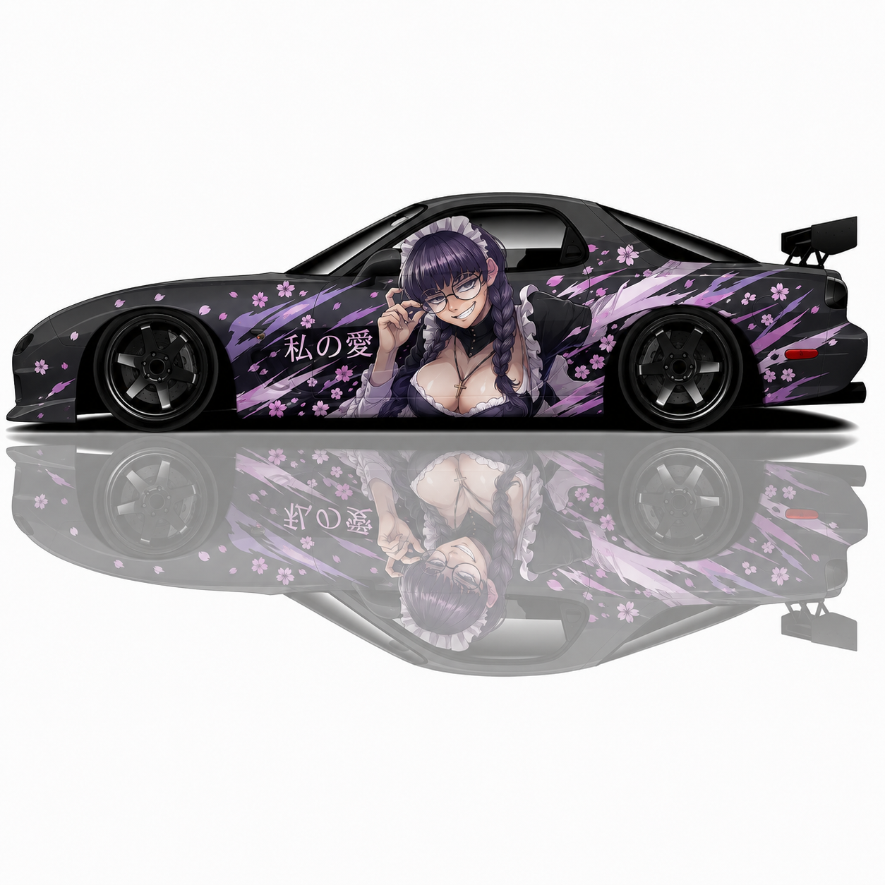 Roberta inspired Itasha livery
Anime car wrap for drift cars
JDM anime vehicle graphics
Custom Itasha wrap artwork
Anime drift car decals
Japanese Itasha racing livery
Tuner car anime graphics
Premium anime vehicle wrap design
Drift car anime decal artwork
JDM Itasha car wrap graphics