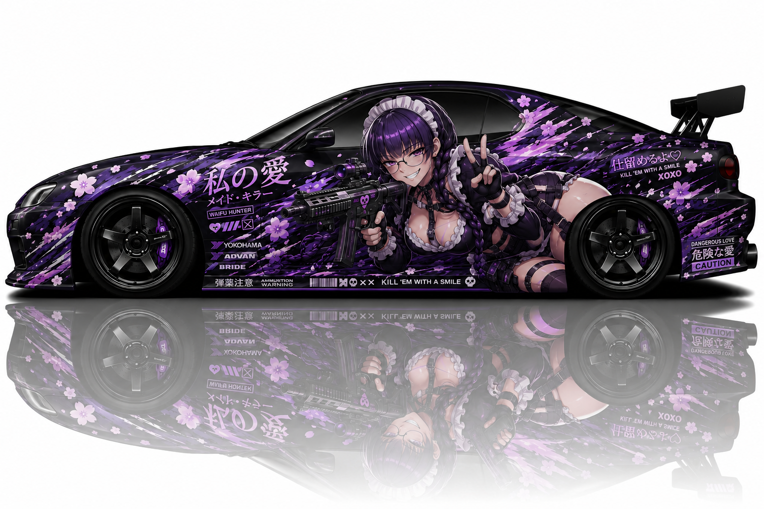 Roberta inspired Itasha livery
Anime car wrap for drift cars
JDM anime vehicle graphics
Custom Itasha wrap artwork
Anime drift car decals
Japanese Itasha racing livery
Tuner car anime graphics
Premium anime vehicle wrap design
Drift car anime decal artwork
JDM Itasha car wrap graphics